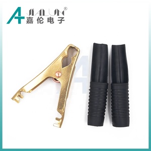 Jialun คลิปจระเข้ทองเหลืองแท้พร้อม100Amp ฟันคลิปหนีบจระเข้สำหรับงานหนัก - Product Image 5