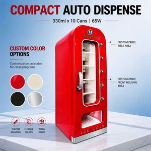 Mini Nevera con Puerta de Vidrio de 20 Litros, Exhibidor de Bebidas, Refrigerador Pequeño para Hotel con Cerradura para <span class=keywords><strong>Red</strong></span> <span class=keywords><strong>Bull</strong></span> y <span class=keywords><strong>Coca</strong></span> <span class=keywords><strong>Cola</strong></span> - Product Image 1