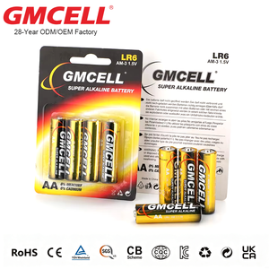 Piles alcalines cylindriques primaires LR6, AM3, MN1500, AA (Double A) pour appareils électroniques grand public - Product Image 3