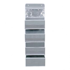 Organizador de Pared Plegable, Resistente, Sostenible, Multifuncional, Impermeable, de PVC, de 4 Niveles, con Gancho para Puerta, Transparente, Grande - Product Image 1