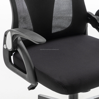 Chaise de bureau moderne en maille, confortable, pour la maison et les visiteurs, design ergonomique, réglable, pliable et pivotante, vente en gros