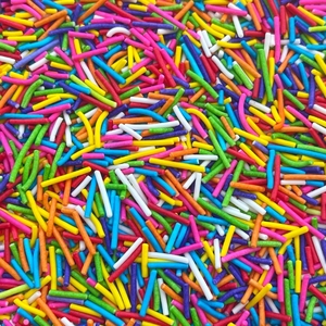 Nhà Máy Bán Buôn 1Kg Rắc Ăn Được Cầu Vồng Jimmies Nhiều Màu Kim Cho Bánh Cookie Trang Trí Đường Sprinkles - Product Image 3