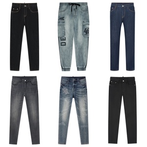 2024 vente en gros personnalisé hommes jambe droite jeans pantalons décontractés <span class=keywords><strong>grande</strong></span> <span class=keywords><strong>taille</strong></span> hommes denim stretch pantalons - Product Image 4