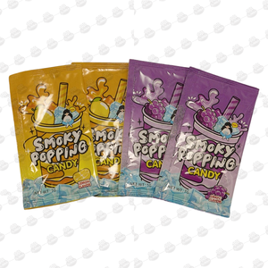 Caramelos Explosivos Ahumados al por Mayor, Sabor Limón y Uva, Halal, Saludables, Bocadillo Efervescente, Caramelos Saltarines Ahumados, Dulces, Juguete de Caramelos para Niños - Product Image 4