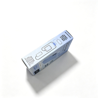 Boîte en papier pliable sur mesure, impression UV, emballage de vente au détail, boîte de couleur pour mini batterie externe, emballage de chargeur portable