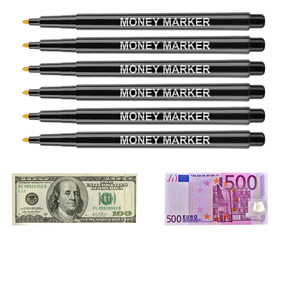 OEM Profissional Mágico Falso Dinheiro Teste Atacado USD Dollar Checker Air Erasable Tinta Banco Bill <span class=keywords><strong>Detector</strong></span> Marcador Caneta - Product Image 1