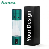 Générateur d'eau riche en hydrogène par électrolyse de l'eau PEM, bouteille d'eau portable de 270 ml avec une concentration d'hydrogène allant jusqu'à 10 000 PPB