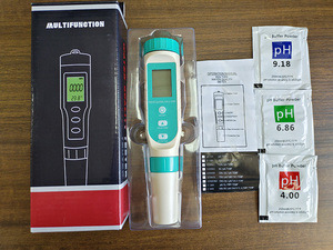 ปากกาทดสอบคุณภาพน้ำแบบพกพา 7 in 1 วัดค่า <span class=keywords><strong>S</strong></span>.G./TDS/EC/PH/ความเค็ม/อุณหภูมิ สำหรับสระว่ายน้ำ น้ำดื่ม และตู้ปลา - Product Image 5