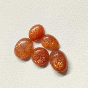 Lot de 36 cabochons en pierre de soleil naturelle, pierres brutes faites à la main, fournisseur en gros, fabricant Inde - Product Image 2