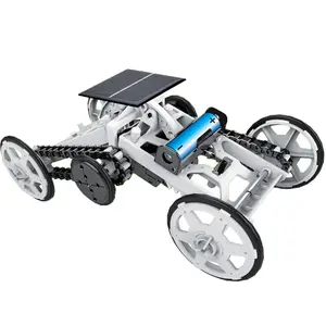 Robot solaire à assembler soi-même pour enfant, 3 en 1, voiture et Robot, Concept solaire 4WD, DIY