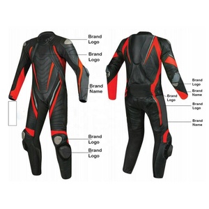 Ropa deportiva OEM de alta calidad para todas las estaciones, traje de moto de cuero para carreras de motos XL hecho a medida con logotipo - Product Image 3