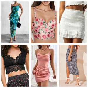Ropa de segunda mano al por mayor: Proveedor de pacas de ropa nueva, tops de marca, vestidos surtidos, fardos de ropa, envío aleatorio. - Product Image 5