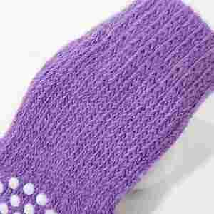 Chaussettes antidérapantes pour chien, protection des pattes de chat, chaussettes en tricot pour animaux de compagnie, protection des pattes pour chien, adhérence pour pavés chauds et sols durs - Product Image 6