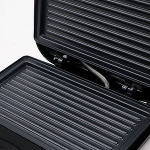 Mini-appareil à panini électrique avec poignée anti-chaleur et voyants lumineux, pour usage domestique, en stock - Product Image 3