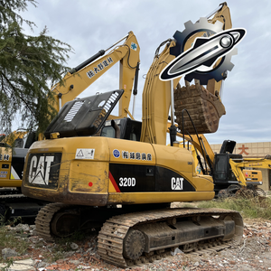 Excavatrice Caterpillar 320D d'occasion, marque japonaise d'origine, 20 tonnes, moteur Cummins, chenilles en caoutchouc, grande excavatrice - Product Image 6