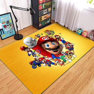 American Super <span class=keywords><strong>Mario</strong></span> Cartoon Style Tapis de sol antidérapant Tapis pour chambre d'enfant - Product Image 6