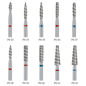 Cabezal de pulido de grano espiralado tipo diamante para arte de <span class=keywords><strong>uñas</strong></span>, para uso transfronterizo, de bolsillo pequeño, estilo ruso, para pretratamiento, con grano envuelto, básico - Product Image 2
