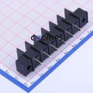 KF45CM-9.5-6P Barrier Terminal Block Through hole Component (THT),P=9.5mm Connector Two Sides 9.5mm 1x6P Straight Pin - Product Image 2