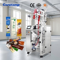 Machine verticale de remplissage et de scellage de poudre, machine d'emballage automatique de sachets de mélange de chocolat et de sucre avec revêtement en téflon