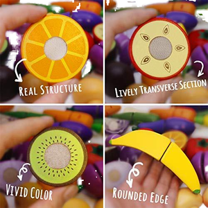 Divertente taglio cibo frutta verdura giocattoli fingere cibo gioco Set ragazze ragazzi in legno educativi giocattoli da cucina per bambini - Product Image 4