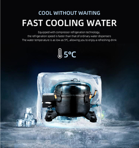 Distributeur d'eau intelligent pour usage domestique et bureautique, avec filtration, eau chaude et froide, réfrigération par compresseur, chauffage rapide, purificateur d'eau RO 90G - Product Image 6