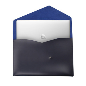 Bolsa para documentos de cuero PU, funda universal para tablet, cubierta de cuero, funda protectora, bolsa para documentos de reuniones A4, personalizada. - Product Image 1