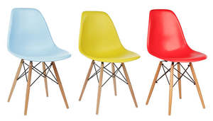 Venta al por mayor de plástico de PP de sillas con patas de madera <span class=keywords><strong>para</strong></span> restaurante de diseño - Product Image 6