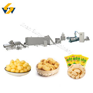 Machines extrudées de traitement de casse-croûte de farine de blé équipement de ligne de machines de processus de bâton de casse-croûte de maïs de bouffée d'usine - Product Image 5