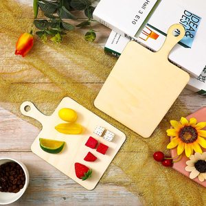 Nuevas Tablas de Cortar de Madera Mini, Juego de 6 Tablas de Cortar de Madera para Cocina, Decoración de Cocina para Niños, Manualidades DIY - Product Image 1