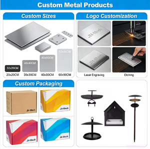 Comedero para Pájaros JH-Mech, Soporte para Montar en Postes, Atrae Cardenales y Pájaros Gorriones, Estación de Alimentación de Metal para Aves - Product Image 5