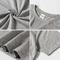 T-shirt promotionnel en coton épais 210 GSM, plusieurs couleurs unies, unisexe, personnalisable avec logo, manches courtes