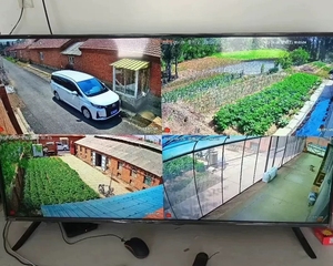 Không dây CCTV Camera 2 trong nhà 2 ngoài trời 500GB đầy đủ màu sắc âm thanh <span class=keywords><strong>Wifi</strong></span> cả hai cắm và sử dụng văn phòng không dây Camera Kit - Product Image 5