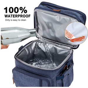 Bolsa Térmica para Picnic Personalizada con Logotipo OEM, Aislada, Portátil, con Múltiples Bolsillos, 100% Impermeable - Product Image 5