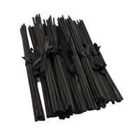 Bâtonnets de diffuseur d'anches noires de haute qualité 3mm 3.5mm 4mm 5mm 6mm Bâtonnets de diffuseur d'anches de parfum Bâtonnets de diffuseur de rotin noir
