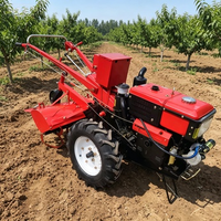 Motoculteur avec récolteuse et planteuse de pommes de terre, moteur diesel, matériel agricole pour la production agricole à petite échelle