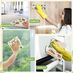 Paño de Cocina Ecológico Reutilizable de Celulosa y Algodón, Diseño Personalizado - Product Image 4