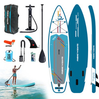 Planche à pagaie gonflable de pêche en mer SUP de haute qualité personnalisée CE, planche à pagaie de pêche pliable avec siège