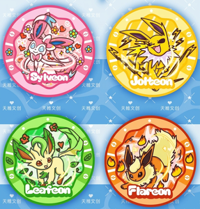 Anime Pokemond Pin Badge Pikachu Glitter Button Pins Cute Holographic Brooch Collectible Ita Bag Accessories Wholesale - Product Image 5