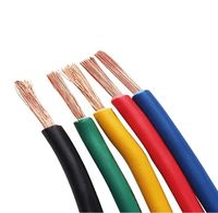 Cable Eléctrico de Núcleo Sólido, Aislamiento de PVC, Retardante de Llama, Resistente a la Corrosión, Larga Vida Útil, Rollo de 100m