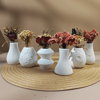 Quanmingxiang Raysin Mini Ensemble de Vases de Table en Céramique Style Bohème Mat Transfrontalier