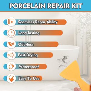 Kit <span class=keywords><strong>de</strong></span> Reparación <span class=keywords><strong>de</strong></span> Superficies con Color a Juego para Bañeras, Azulejos y Encimeras, Repara Desportilladuras, Grietas, Arañazos, Agujeros, Fibra <span class=keywords><strong>de</strong></span> Vidrio, Porcelana, Piedra y Acrílico - Product Image 5