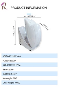 <span class=keywords><strong>Medicina</strong></span> estética Vibración Ozono Capsul Sauna Spa Aroma Vapor Spa Cápsula para la venta para la pérdida de peso y la desintoxicación - Product Image 3
