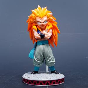 Figuras de Anime de Dragon Ball Super Saiyan 3 <span class=keywords><strong>Gotenks</strong></span>, Adornos de Alta Calidad, 2 Estilos, Tamaño <span class=keywords><strong>Pequeño</strong></span>, Decoraciones de Escritorio - Product Image 6