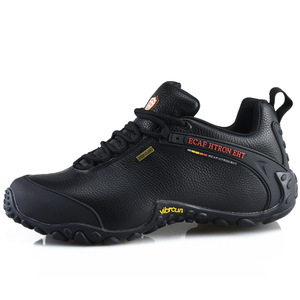 Scarpe da <span class=keywords><strong>Trekking</strong></span> in Vera Pelle per Uomo Sneakers Outdoor Traspiranti per Arrampicata - Product Image 2