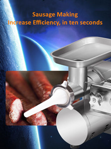 Della fabbrica vendite direttamente commercio tutto in acciaio inox a base di carne elettrico tritacarne/<span class=keywords><strong>meat</strong></span> grinder & affettatrice - Product Image 5