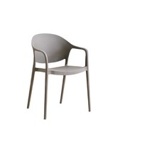 Chaise de salle à manger minimaliste de style nordique, siège en plastique empilable, mobilier de maison, chaise de réunion de bureau, fauteuil avec dossier
