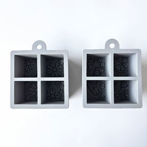 Moule à glaçons carré créatif en silicone de qualité alimentaire, plateau de congélation rapide, démoulage facile, capacité 0,1-10L, pour la fabrication de glaçons domestiques - Product Image 3