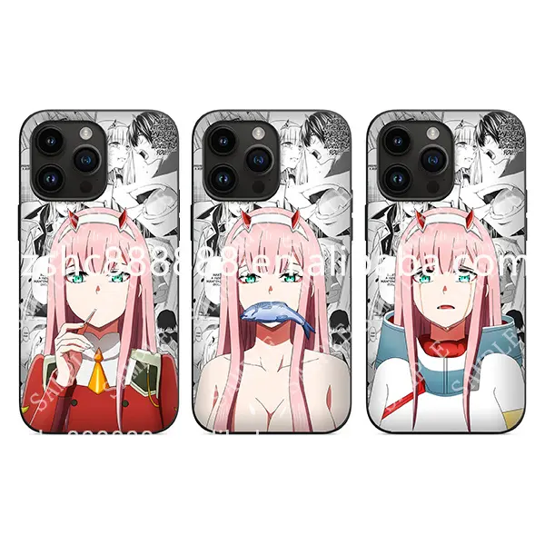 11 Designs New Anime Creative 3D Lenticular Phone Case Flip Wholesale Motion Cases tous les différents modèles de téléphone couvre