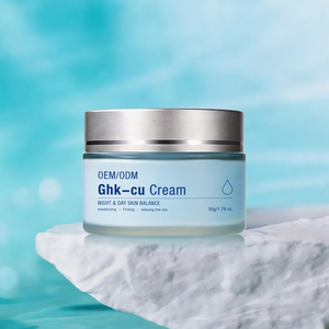 Crème OEM Ghk-cu pour le cou, raffermissante, anti-rides, peptides hydratants, pour éclaircir la peau et régénérer le collagène - Product Image 4