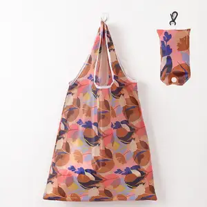 Reusable Shopping Bag bolsa resellable Black Fashion Fabric Brand Kids On Roll White Paper High Quality Mesh Nylon Bag